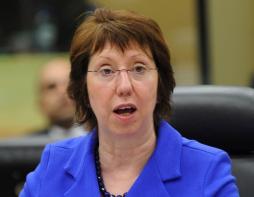 EU MP sends letter to High Representative Catherine Ashton asking if she would agree to freezing financial aid to Egypt. (AFP / John Thys)
