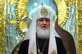 Russian Orthodox Patriarch Kirill held prayers at the Church of the Holy Sepulchre. (AFP / FILE PHOTO)