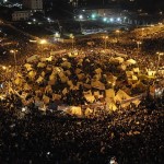 Large crowds gather on Tahrir Square. (DNE/ Mohamed Omar)