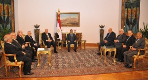 President Morsy is very optimistic that Egypt will overcome the crisis. (Photo courtesy of Presidential Palace)