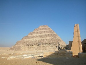 The main pyramid at Saqqara photographed in 1993 Sara Abou Bakr