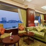 The Tea Time Lounge in Hilton Cairo Zamalek Residences