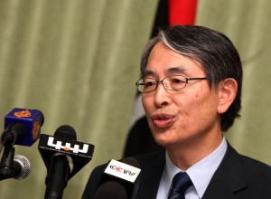 The President of the International Criminal Court, South Korean Sang-Hyun Song speaks during a press conference July 2 announcing Libya decided to free a legal team detained after visiting slain leader Moammar Gadhafi's jailed son. (Mahmud Turkia/ AFP/ GettyImages)