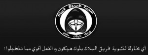 Egyptian Black Bloc logo taken from their Facebook page