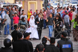 In 2011 Tahrir Square became an attractive site for newly married couples to take their pictures, in 2012 the Presidential Palace became another spot for celebrationHassan Ibrahim 