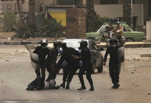 Several arrests were reported in Alexandria following the 25 January protests. AFP Photo / Mohammed Abed