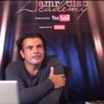 Amr Diab during the Google+ hangout Youtube