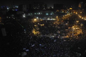 Opposition announces an  "open-ended" sit-in in Tahrir (Photo by Ahmed ElMalky/DNE)