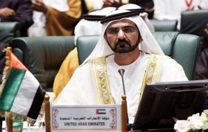 The United Arab Emirates' Vice President and Prime Minister, Sheikh Mohammad bin Rashed al-Maktoum, pictured on 10 October 2010. The UAE has rejected a request from Egypt for the release of 11 of its nationals detained for suspected links to Egypt's ruling Muslim Brotherhood, according to the Gulf News newspaper. (AFP PHOTO)