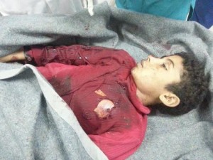 Omar Salah, 12 years old, shot dead  (Public domain photo)