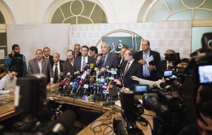 Egypt's main opposition coalition, the NSF, said it will boycott upcoming parliamentary elections due to a lack of guarantees of a transparent process. AFP Photo /Gianluigi Guercia)