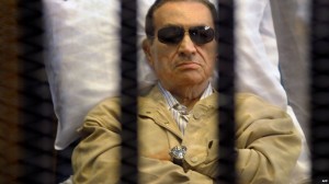 Hosni Mubarak sits in court during his trial in June 2012 AFP Photo