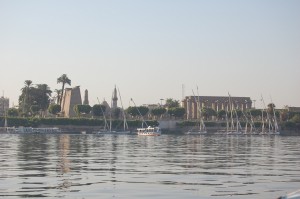 The Nile and temples in Luxor  Sarah Loat