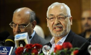 Ennahda chief Rached Ghannouchi has strongly reiterated his party's refusal to relinquish power in line with an initiative proposed by Prime Minister Hamadi Jebali Photo: Ennahda chief Rached Ghannouchi  (AFP-Photo)