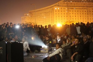 Mosireen film evening in Tahrir SquareCourtesy of Mosireen’s Facebook page