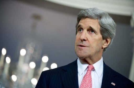 John Kerry, America's top diplomat, has begun his first official trip as secretary of state (AFP/Photo)