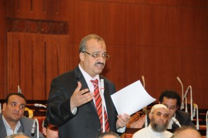 The case against Freedom and Justice Party Leader Mohamed Al-Beltagy, currently under investigation for insulting the judiciary was postponed on Sunday until to 7 July. (DNE File Photo)