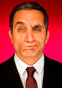 The YouTube Partner Programme was used by some Egyptian productions such as Bassem Youssef's "ElBernameg" before it went on the CBC television channel (Photo Courtesy of Bassem Youssef’s official Facebook page) 