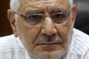 The current mismanagement of authority is harming progress made in the revolution, said former presidential candidate and head of the Misr Al-Qawia Party Abdel Moneim Aboul Fotouh. (AFP Photo)