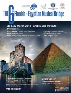 The Egyptian-Finnish Musical Bridge returns to Cairo