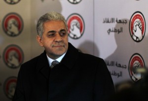 Former presidential candidate and popular current leader Hamdeen Sabahy said during his keynote address said that the conference was “a response to repeated criticism that the opposition lacks vision and political and economic solutions”. (AFP Photo)