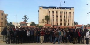 The strike covered police stations in Cairo, Alexandria, Gharbeya, Suez Canal cities, Qena, Luxor, Sinai as well as several other governorates. (Photo courtesy of Media Centre of the Ministry of the Interior Facebook Fan Page)