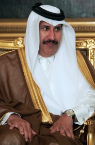 Qatari Foreign Minister Hamad bin Jassem Al-Thani said that a number of Egyptian media outlets received funds to pit the public against Qatar (AFP Photo)