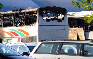 After months of keeping silent on the issue, Bulgaria also pointed a finger at Hezbollah last month, leading to renewed calls for the EU to formally declare it a terrorist organisation. (Photo: A bomb blast hit Bulgaria's Burgas airport on July 18, 2012, leaving as many as seven Israeli tourists dead and at least 20 injured. ) (AFP Photo)