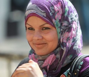 Egyptian activist Samira Ibrahim (AFP Photo)