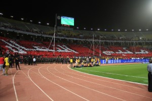 Ultras formations during match April 7,2013 (Photo by: Mohamed Omar)
