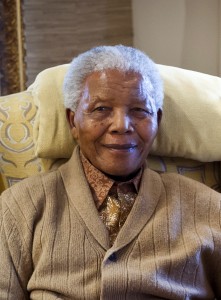 Nelson Mandela is "much better" and responding satisfactorily to treatment after a week in hospital suffering from pneumonia, the South African presidency said on April 3, 2013 (AFP Photo)