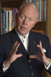 Tony Buzan: The brain looks like a mind map that links ideas together; it's like the map of a city. Take the map of Cairo for example; in the map you will find the centre of Cairo, the Nile, the restaurants, etc. It helps you to move easily from one place to another. Mind maps work in the same way (Photo Courtesy of Tony Buzan) 
