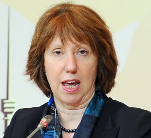Catherine Ashton “deeply deplored” the loss of lives during Friday’s protests and clashes, and expressed concerns about the situation in Egypt in a statement issued on Saturday. (AFP Photo)