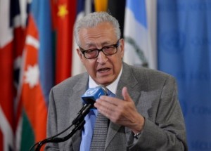 The joint UN-Arab League Special Envoy to Syria, Lakhdar Brahimi, will not be distancing himself from the Arab League, contrary to rumours published on Tuesday (AFP Photo)