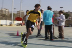 There are three sports in Egypt which operate under the banner of the Egyptian Amateur Roller Skating Federation (EARSF): speed skating, rink hockey, and artistic skating. Under the EARSF local teams train and compete in order to participate in larger tournaments both domestically and overseas. (Photo courtesy of Egyptian Amateur Roller Skating Federation (EARSF) Facebook Page)