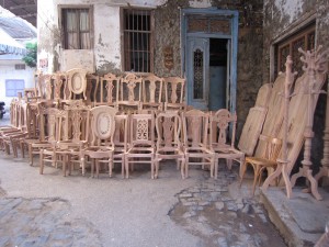 Damietta is Egypt’s biggest city to produce furniture and woodworks (Photo by: Sarah El Masry) 