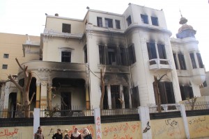 Initially after the 2011 revolution insurers refused to pay compensation for property that was looted or vandalized (Photo by: Mohamed Omar) 