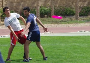 American University in Cairo hosted an Ultimate Frisbee tournament last Friday which resulted in the CAC Destroyers being crowned champions (Photo by: Mohamed El Hawan) 