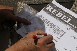 Tamarod is a petition campaign gathering signatures to withdraw confidence in President Mohamed Morsi. The campaign is also calling for protests on 30 June against the current regime. (Photo by Ahmed Almalky/DNE)