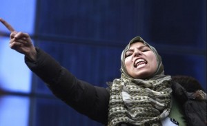 Seven women's and human rights groups demanded an end to targeting of female political activists by media. (AFP Photo) 
