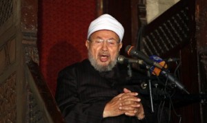 Influential Muslim cleric Yusuf al-Qaradawi, pictured in Cairo on December 28, 2012 (AFP/File, Mahmud Hams) 