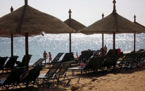 Tourist accommodation occupancy rose in the Red Sea and South Sinai by 70% and 55% respectively after Germany’s Foreign Ministry lifted its travel warnings to Egypt. (AFP Photo)